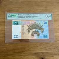 20zł Koronacja PMG68 EPQ banknot kolekcjonerski