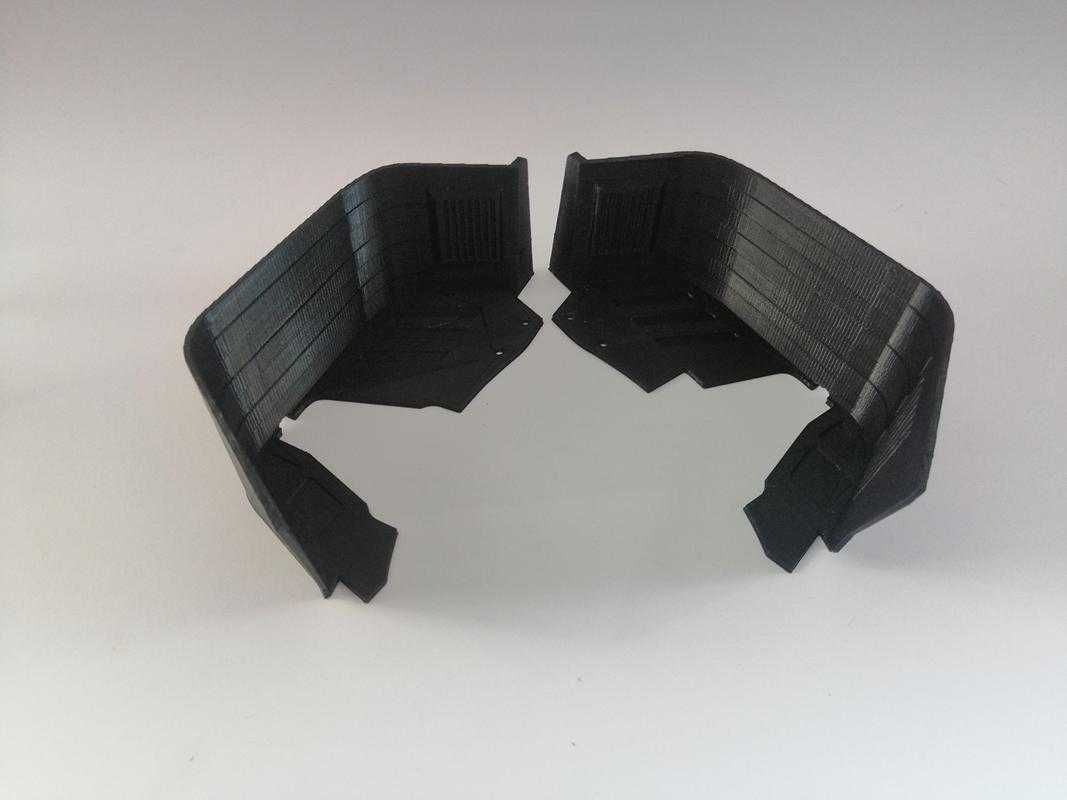 Nadkola błotniki do modelu RC Axial SCX10 II komplet 4 sztuki druk 3d