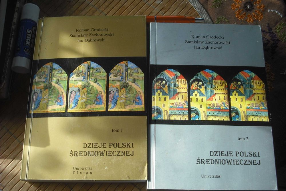 Dzieje Polski średniowiecznej  praca zbiorowa  2 tomy