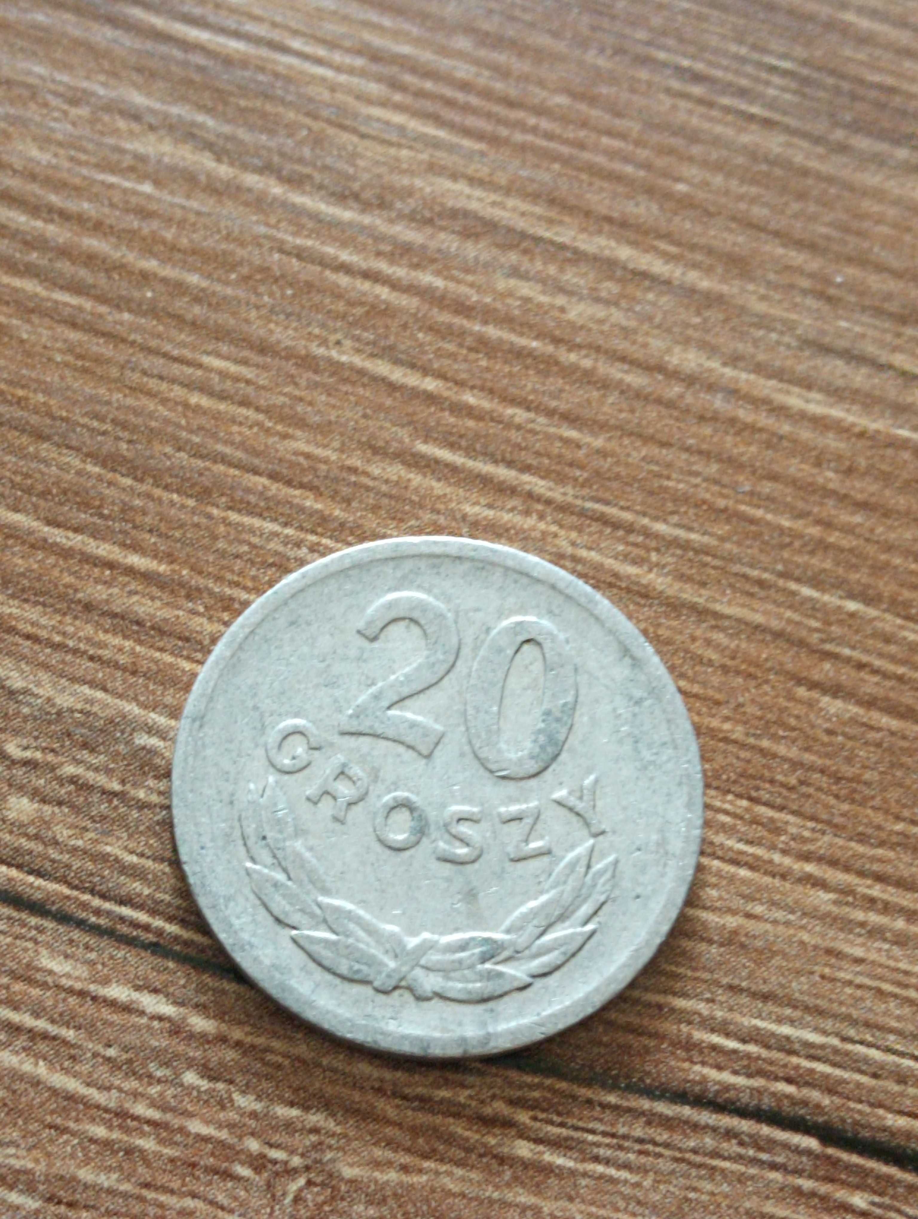 Sprzedam monete 20 gr 1970 rzzm
