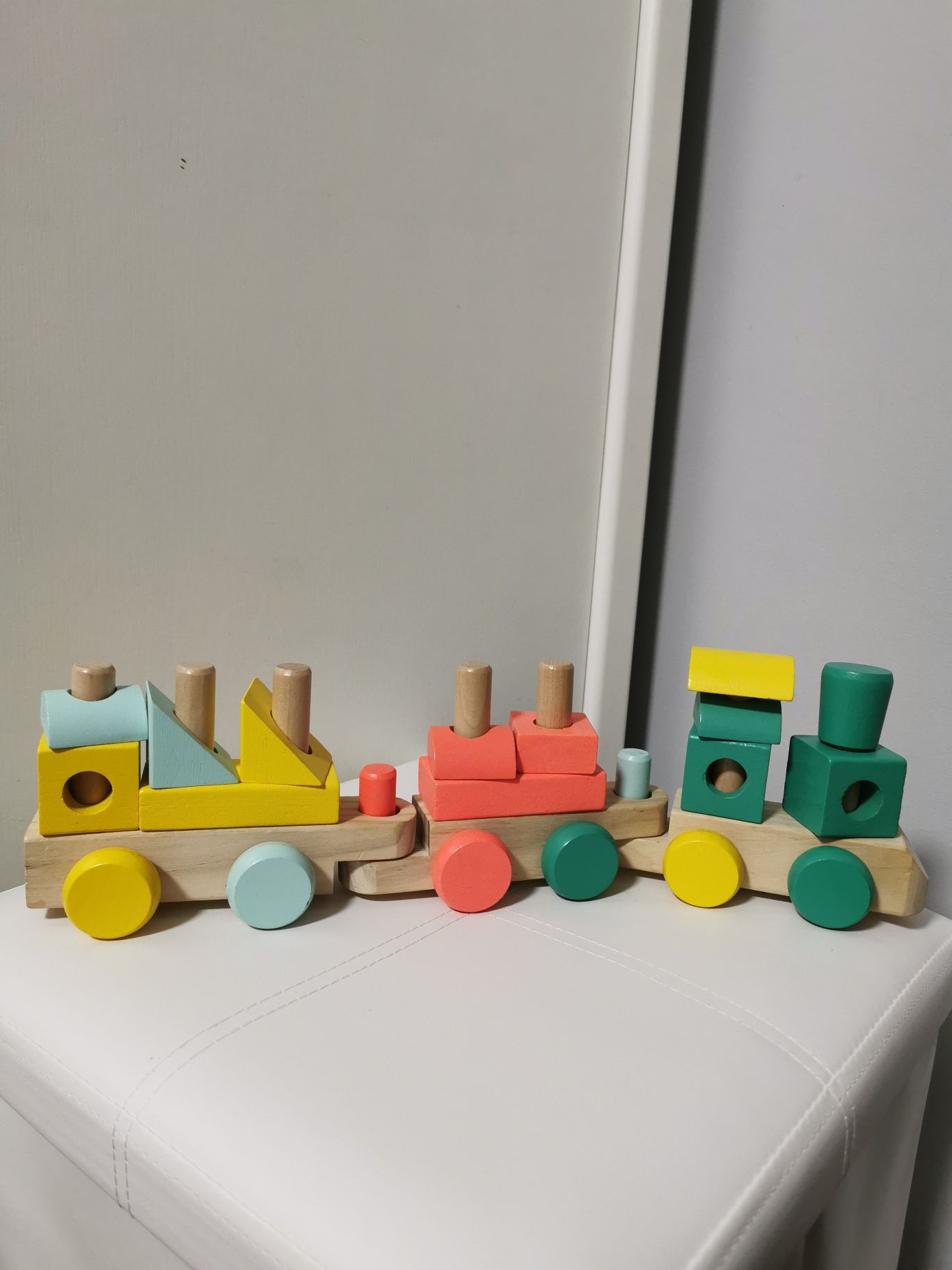 Поїзд дерев'яний, конструктор