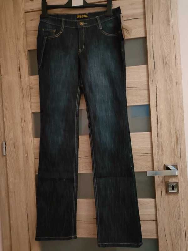 Spodnie jeansy 27 pas 75 do 80 proste nogawki
