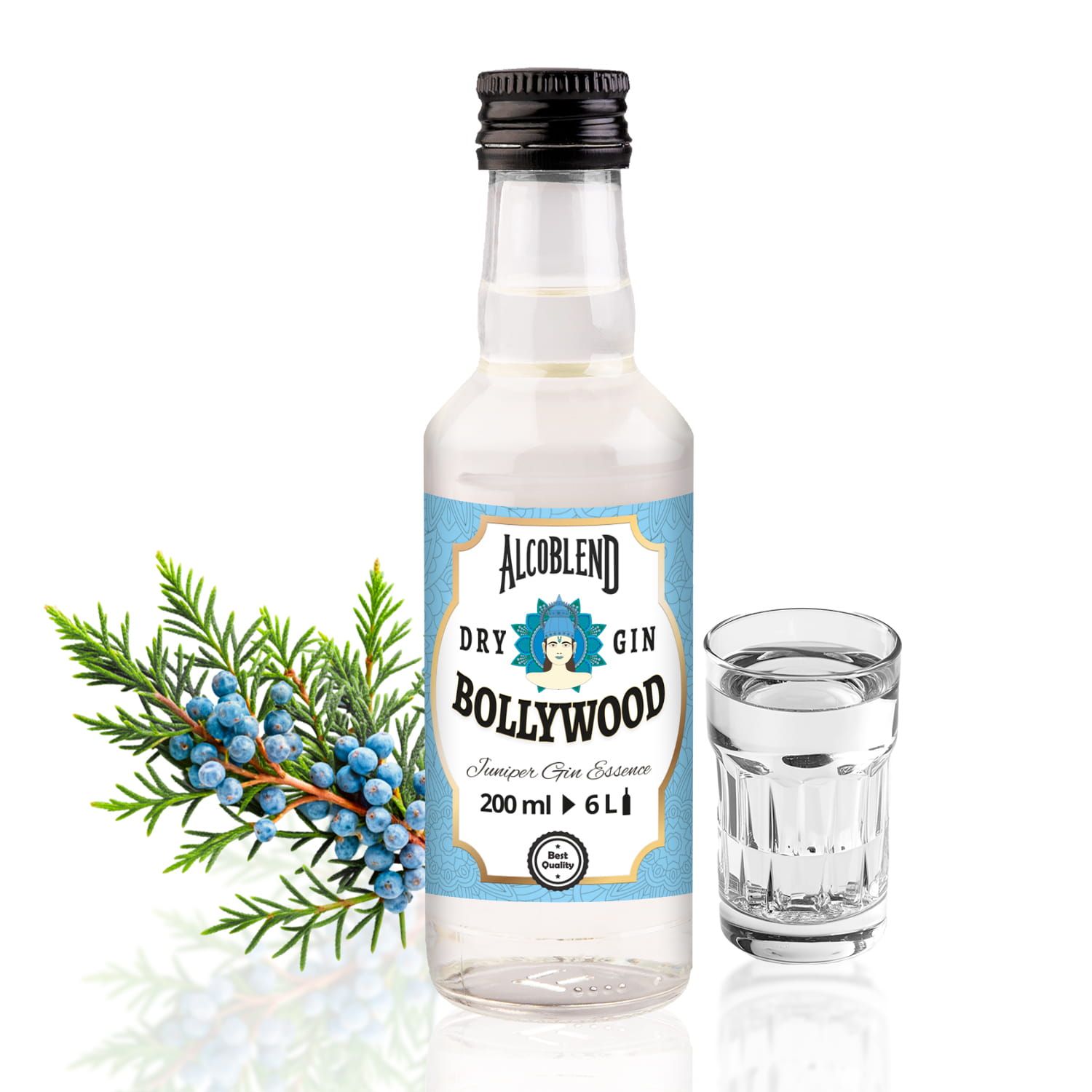 Zaprawka esencja do alkoholu ALCOBLEND - Bollywood Gin - 200 ml na 6 l