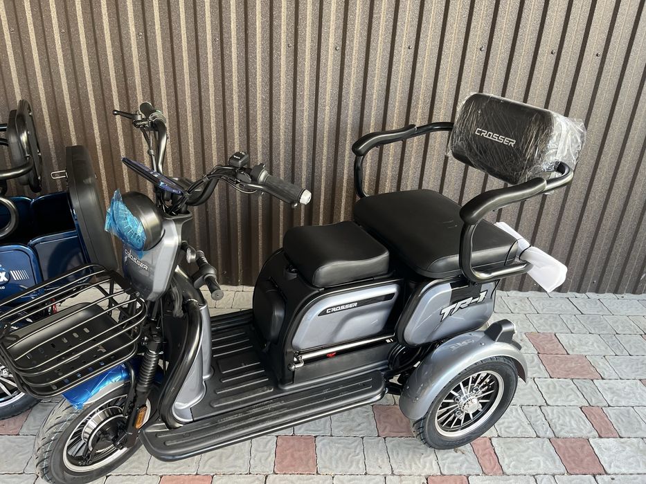 Електротрицикли Corso Logan 1200w нові триколісний скутер електро