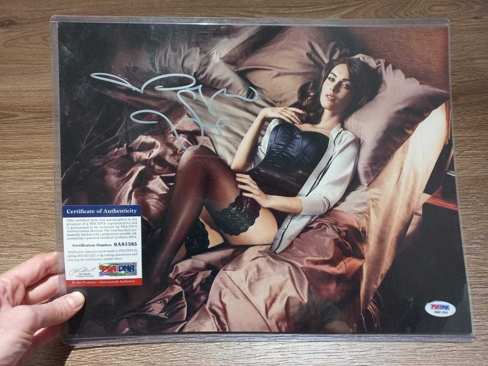 Автограф Меган Фокс Megan Fox ОРИГІНАЛ з сертифікатом