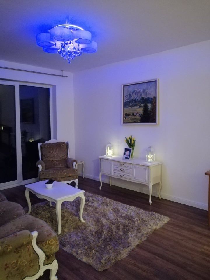Żyrandol Led glamour