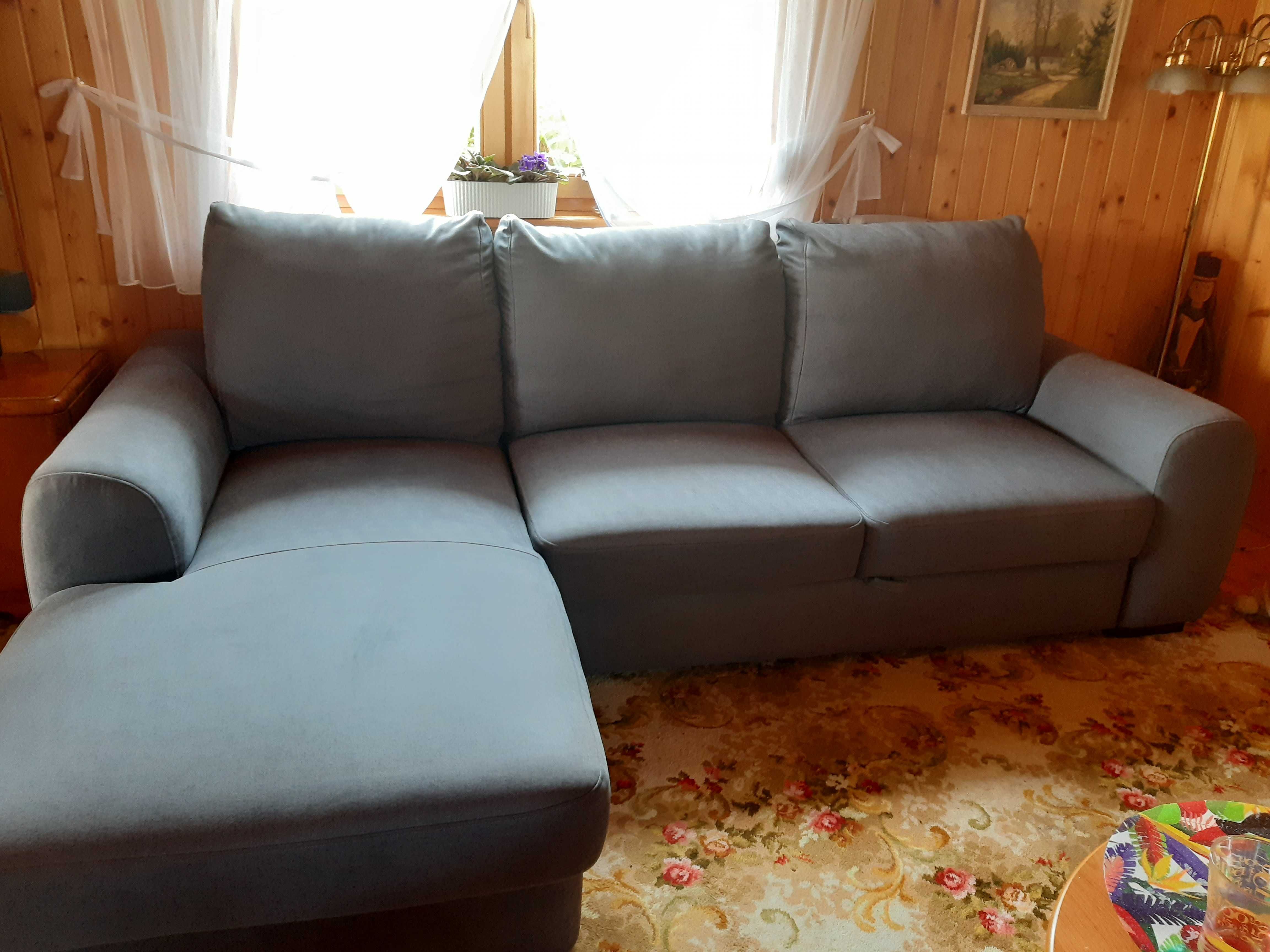 Duża sofa-narożnik 273cm rozkładana.Okolice Cieszyna, Skoczowa-okazja!