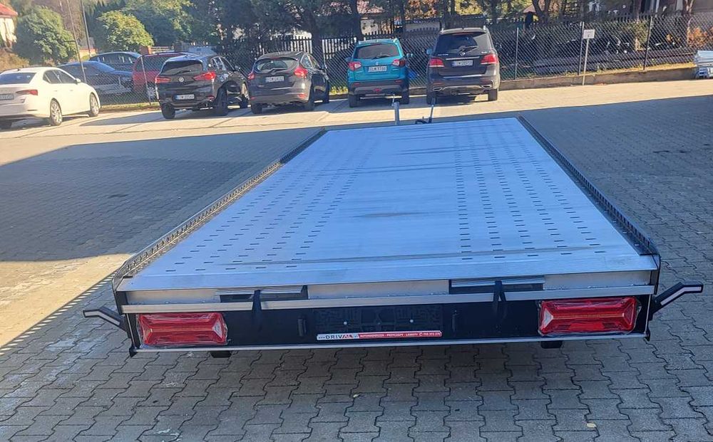 Laweta - przyczepa 100%  aluminiowa 6 x 2,1 DMC 3500 kg.