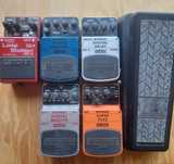 Pedal guitarra Boss e Behringer