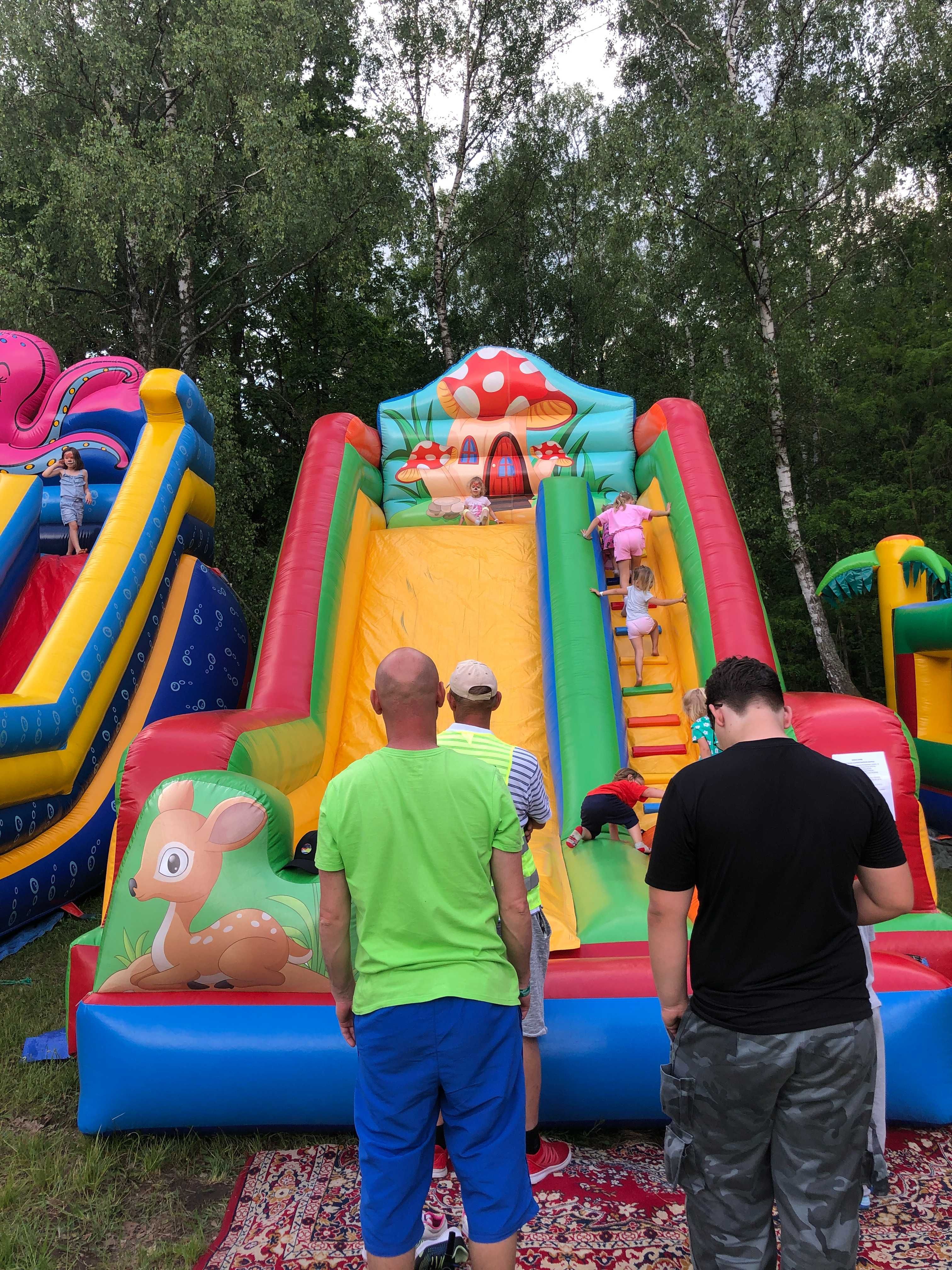 Euro bungee zjeżdżalnie zamki byk rodeo piana party eliminator wynajem