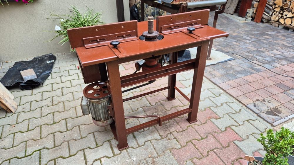 Heblarka do drewna wraz z frezem