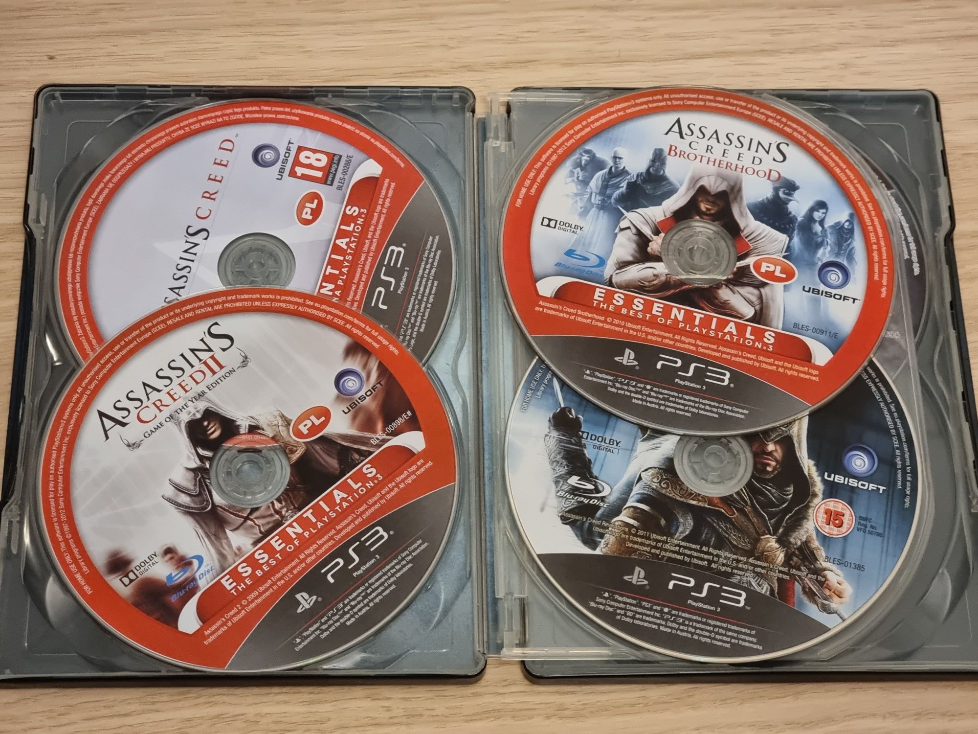 PS3 Edycja kolekcjonerska Saga Assassin's Creed PL - 5 gier