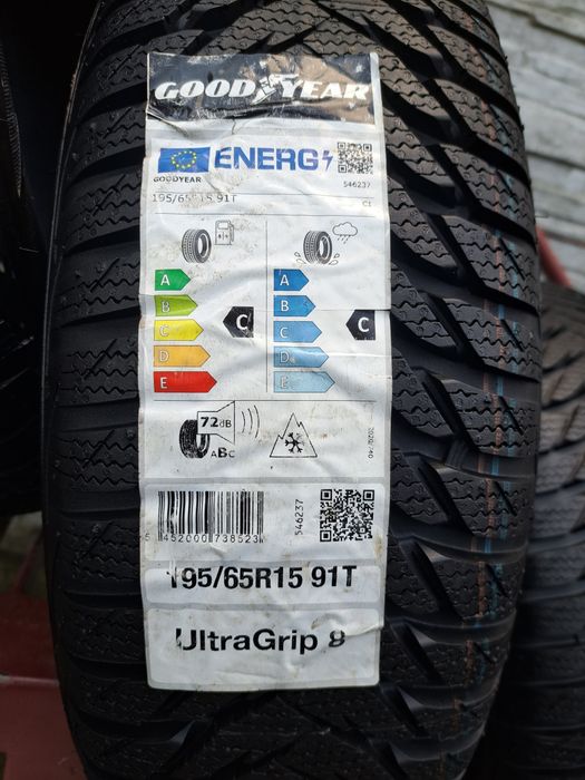 4 Opony Nowe zimowe 195/65 R15 Goodyear Montaż i wyważenie Gratis!