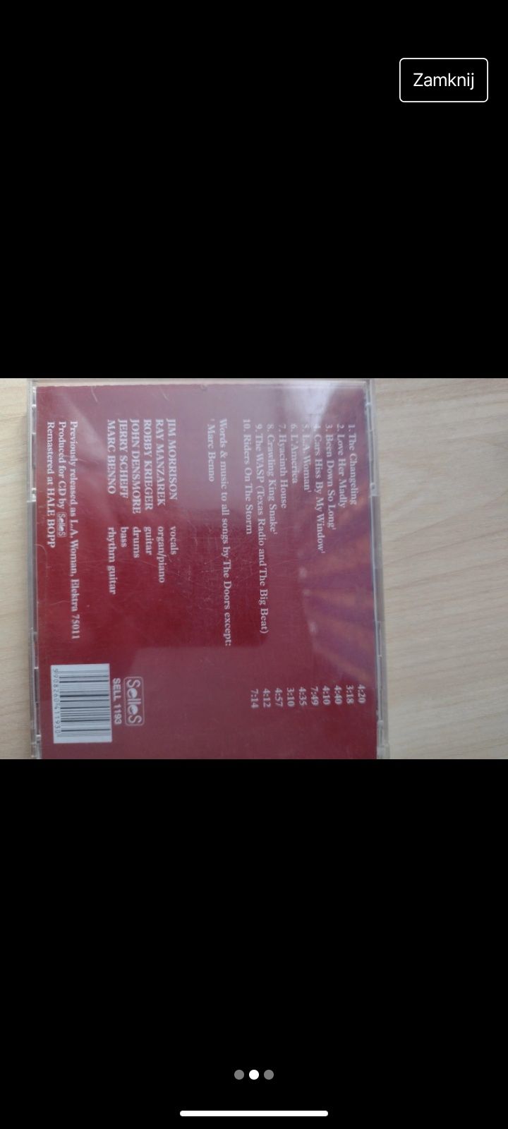 Płyta CD Doors L. A. Woman