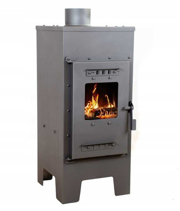 Piec Piecyk Kominek Eco Stalowy Koza OLIMP 7,5KW z szybą wolnostojący