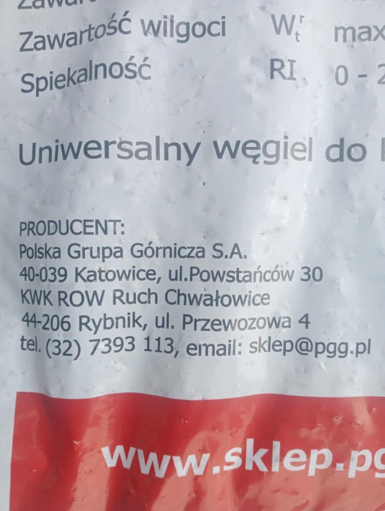 Ekogroszek z PGG 600kg- 30 worków