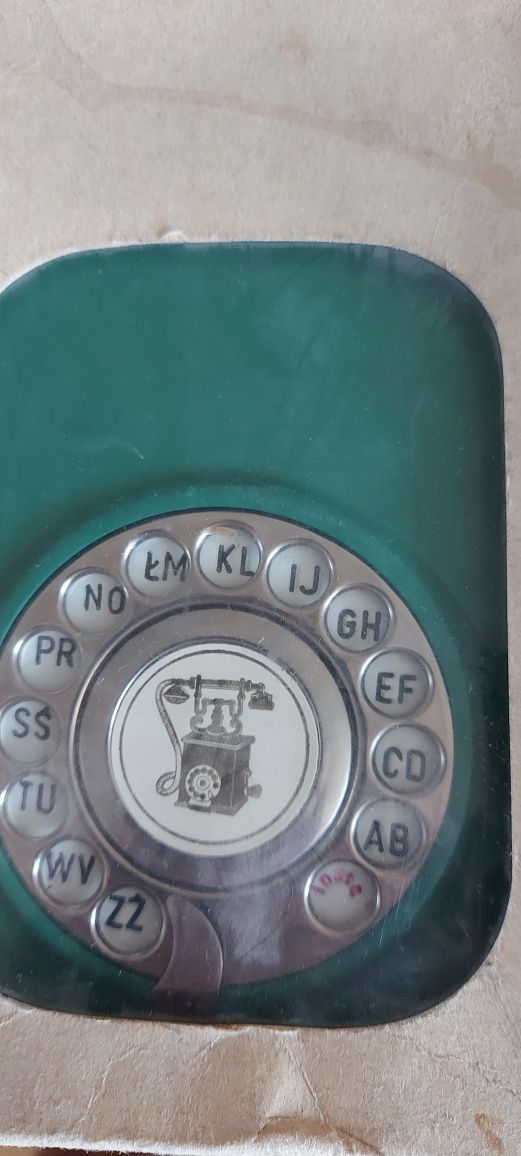 Notatnik w kształcie telefonu czasy dawnego PRL