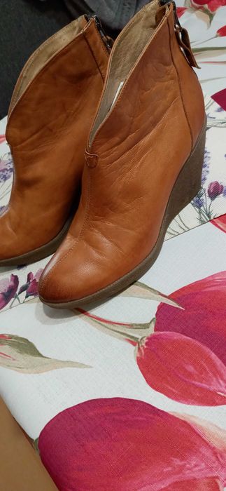 Buty 40 Camel skóra