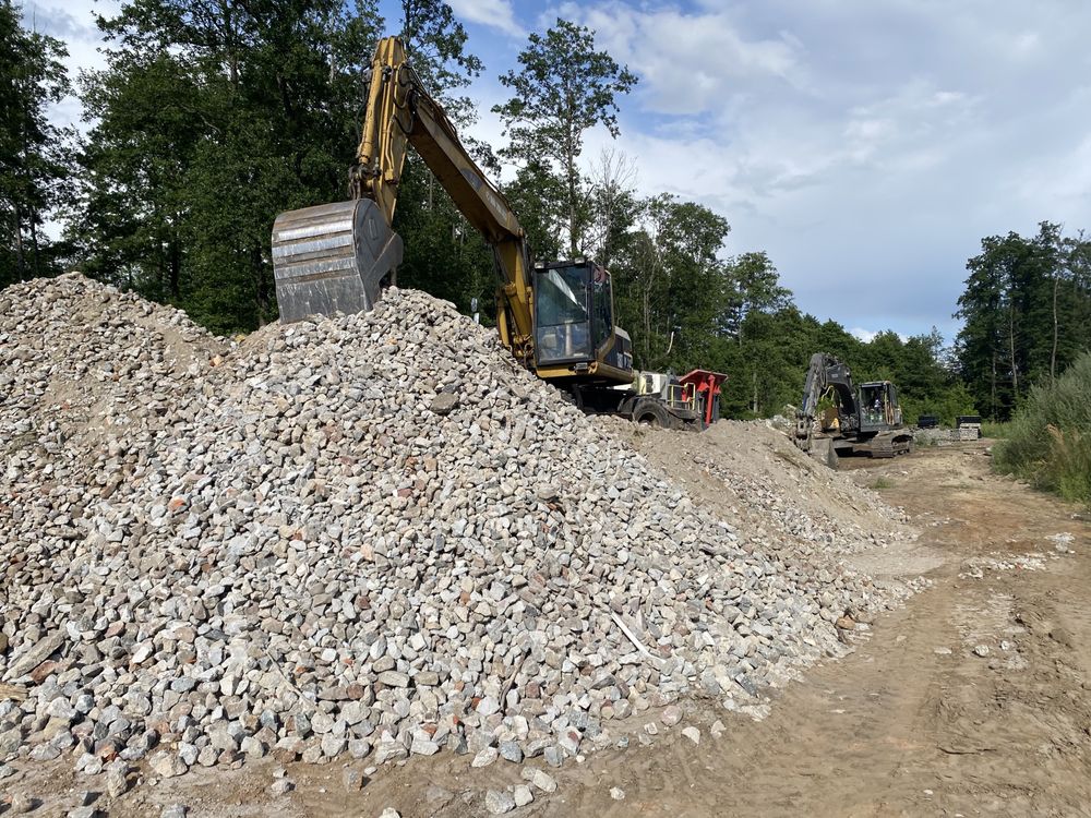 Kruszywo betonowe / Gruz betonowy gruzobeton frakcja 0-65 mm ŻWIROWNIA
