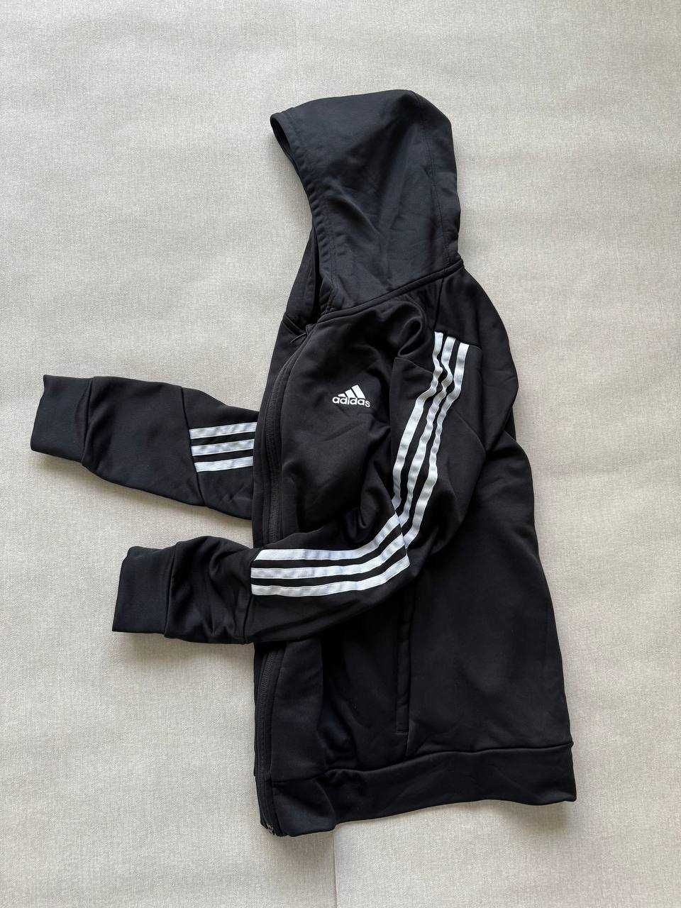 Кофта Adidas на молнії з капюшоном/ XS-S або підліткова