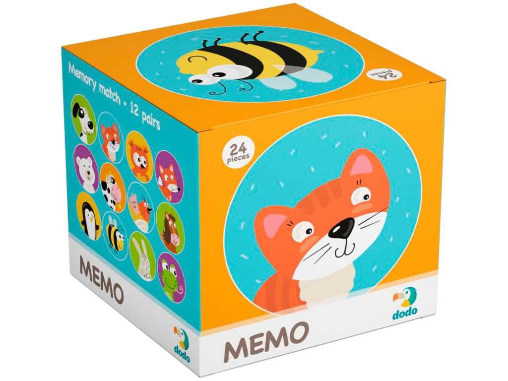 Настільна гра мемо тварини Dodo 300145,мемо игра животные dodo 300145