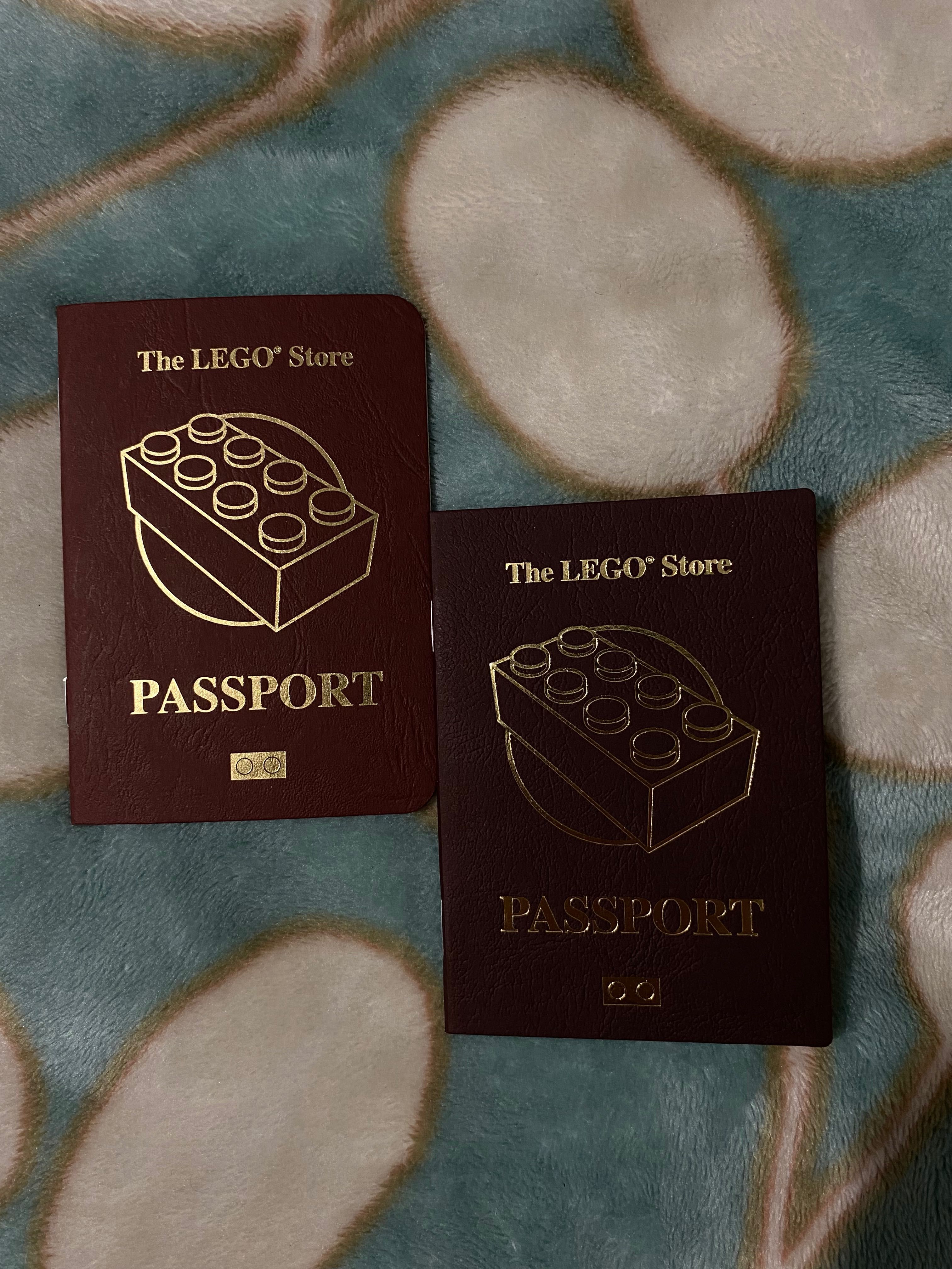 Оригінал Лего паспорт Lego Passport (з однією печаткою)