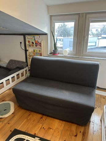 Kanapa IKEA lycksele 2 osobowa rozkładana + pojemnik + pokrowiec