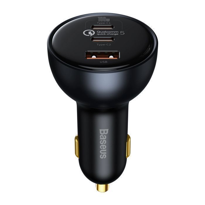Baseus szybka ładowarka samochodowa USB / USB Typ C 160W PPS QC 5 PD