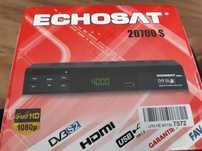 Tuner odbiornik satelitarny Echosat 20700 S nowy z pilotem, zasilaczem