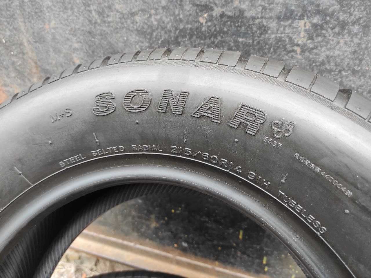 Sonar S665 215/60r14 made in Taiwan M+S НОВЫЕ Привезены из Германии