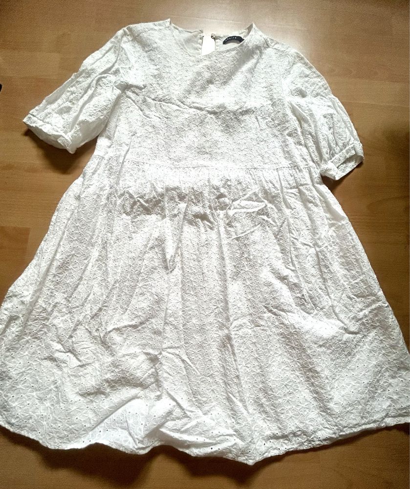 Sukienka biała, boho, Mohito, r. 36
