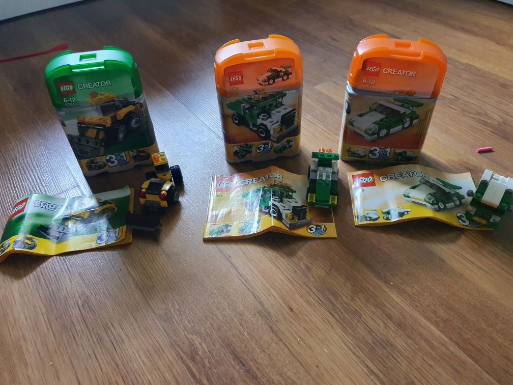 3 x Zestaw lego crator