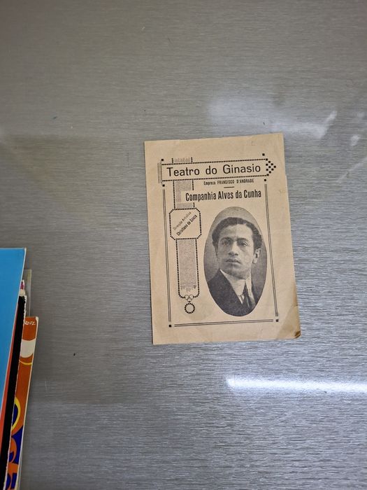 Programas antigos de teatro