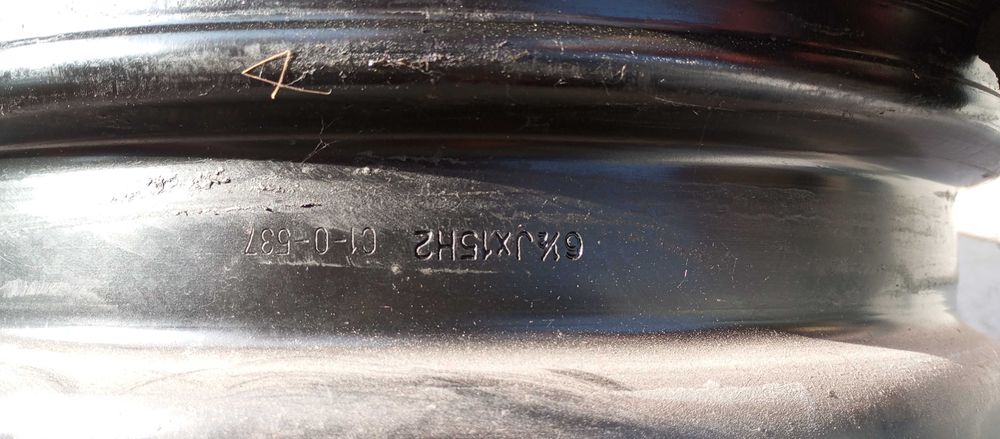 4x felgi stalowe  np. do renault  ET45  61/2Jx15H2               4x100