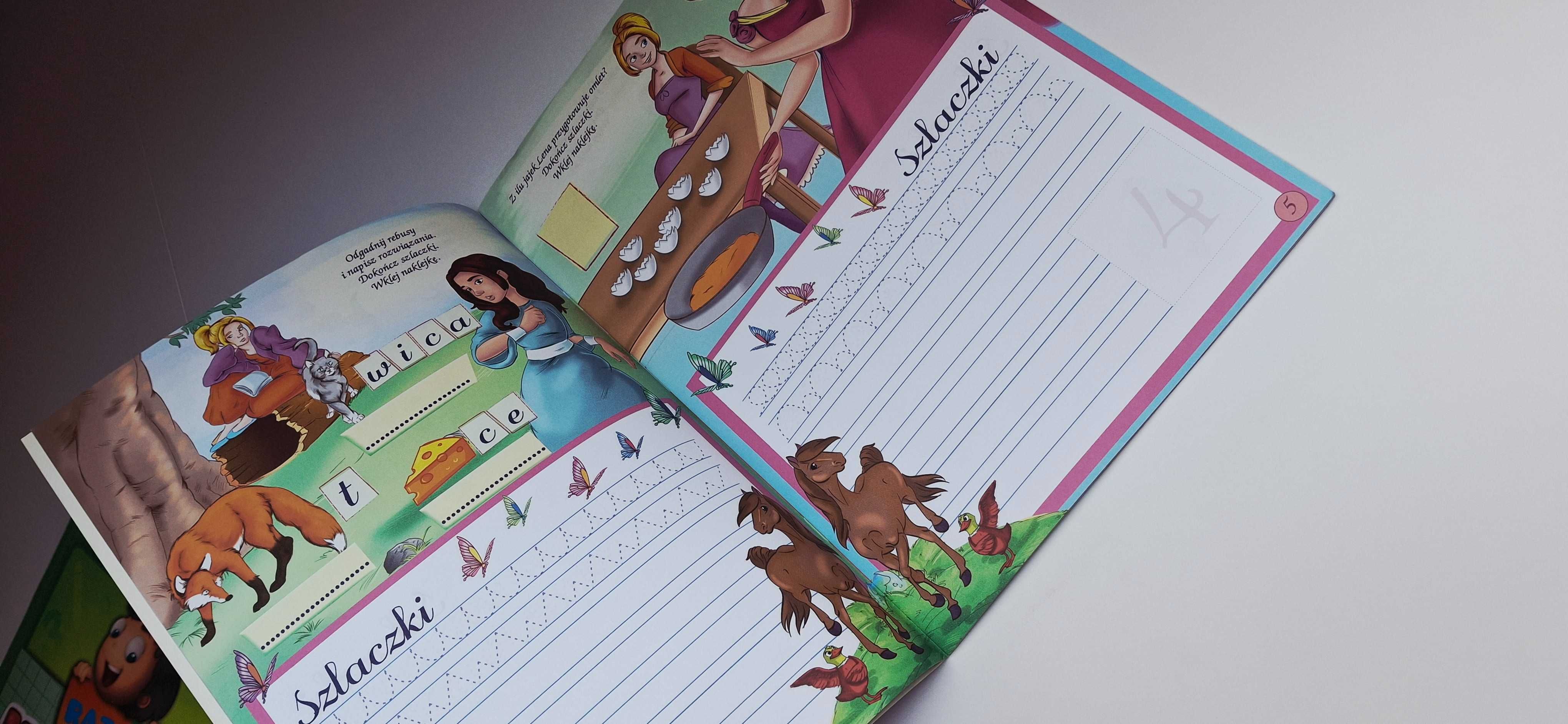 Wesołe księżniczki książeczka ze szlaczkami do ćwiczeń