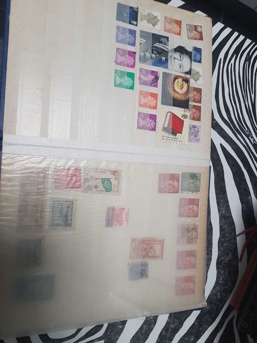 Colecção de selos antigos
