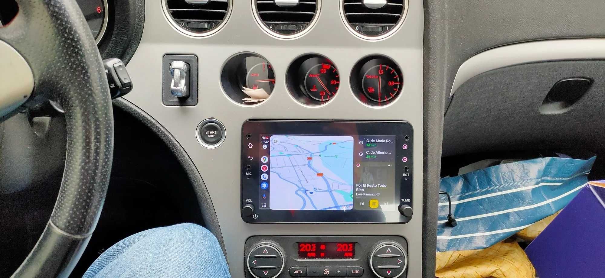 Auto Rádio Alfa Romeu 159 Android 2 din