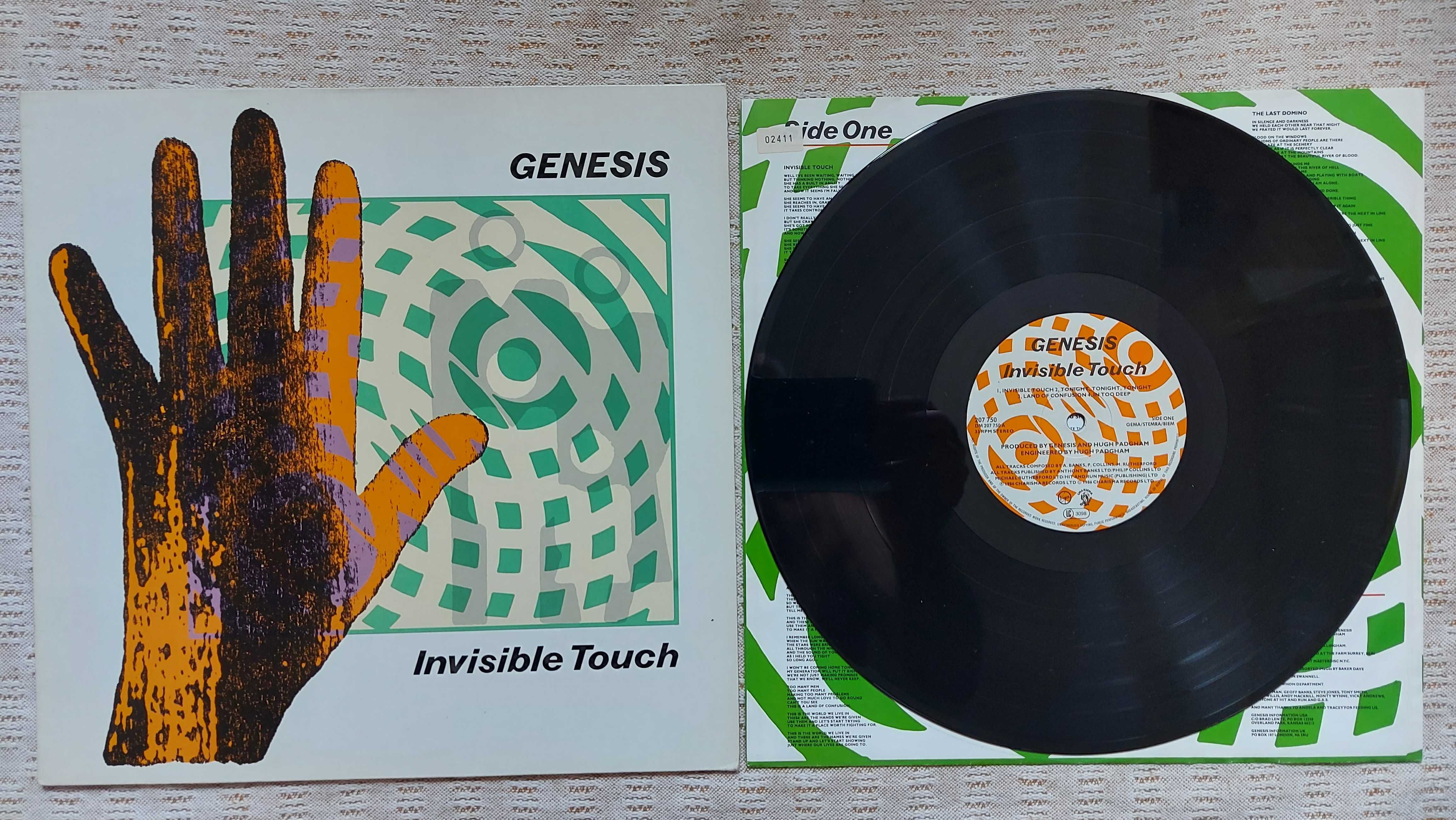 Genesis Invisible Touch  1986 EU (NM-/EX+)
