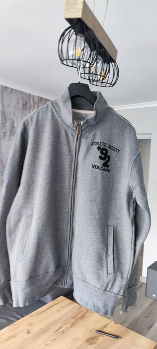 Bluza męska rozpinana szary rozmiar XXL