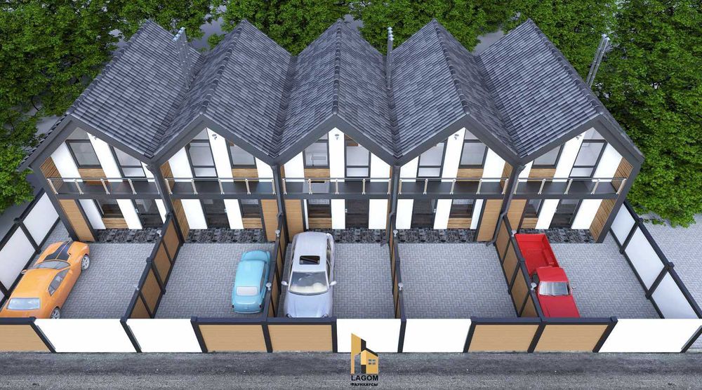 Таунхаус для жизни в Лесках. 5 мин. к морю. Рассрочка