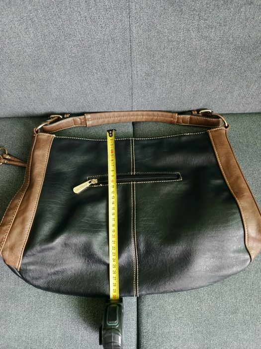 Torba duża, A4, czarno-brązowa. Jenny Fairy