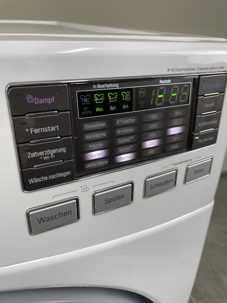 17 кг парова обробка Dampf LG F11WM17VT2 пральна машина