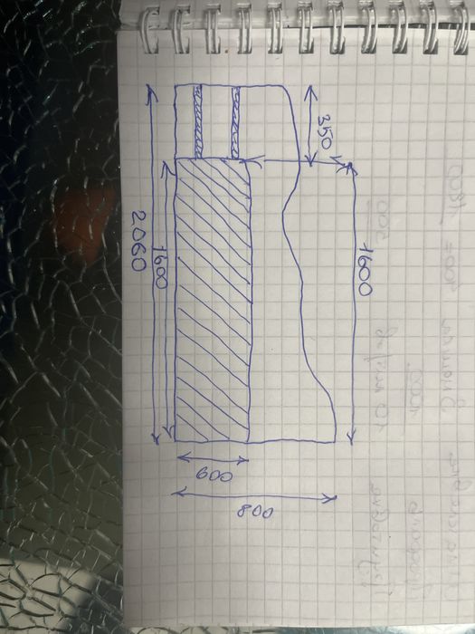 Продам кровать с матрасом