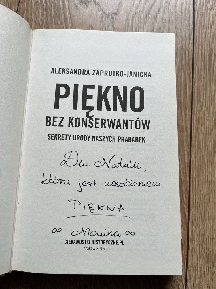 Piękno bez konserwantów książka