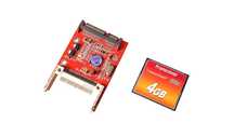 Adapter CF - SATA + Karta CF 4GB (TS4GCF133)