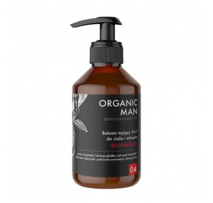 OrganicLife Balsam do ciała i włosów 2w1 regenerujący Organic Man 250g