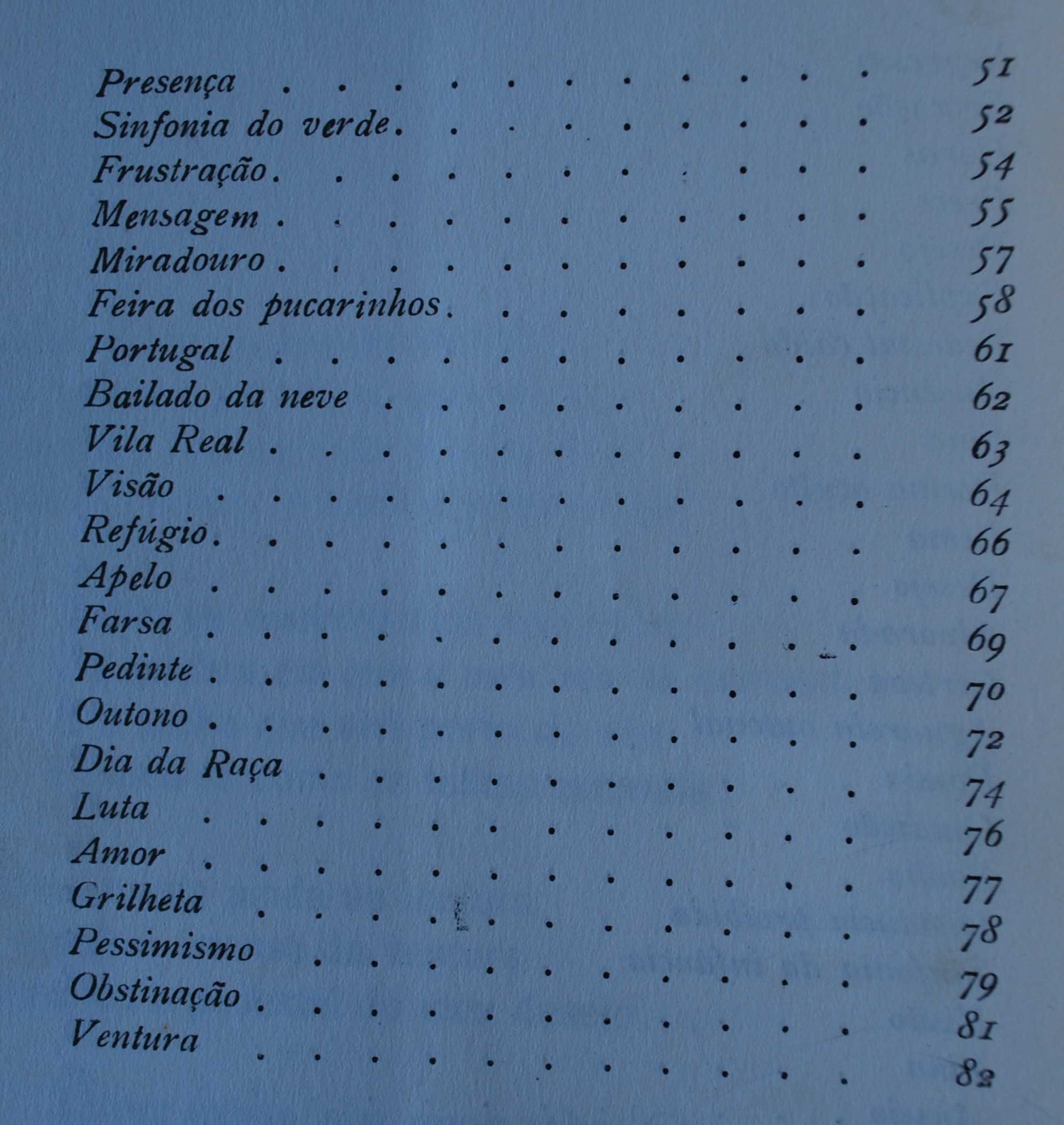 Regresso (Poemas) de Alberto Miranda - 1º Edição Ano 1962