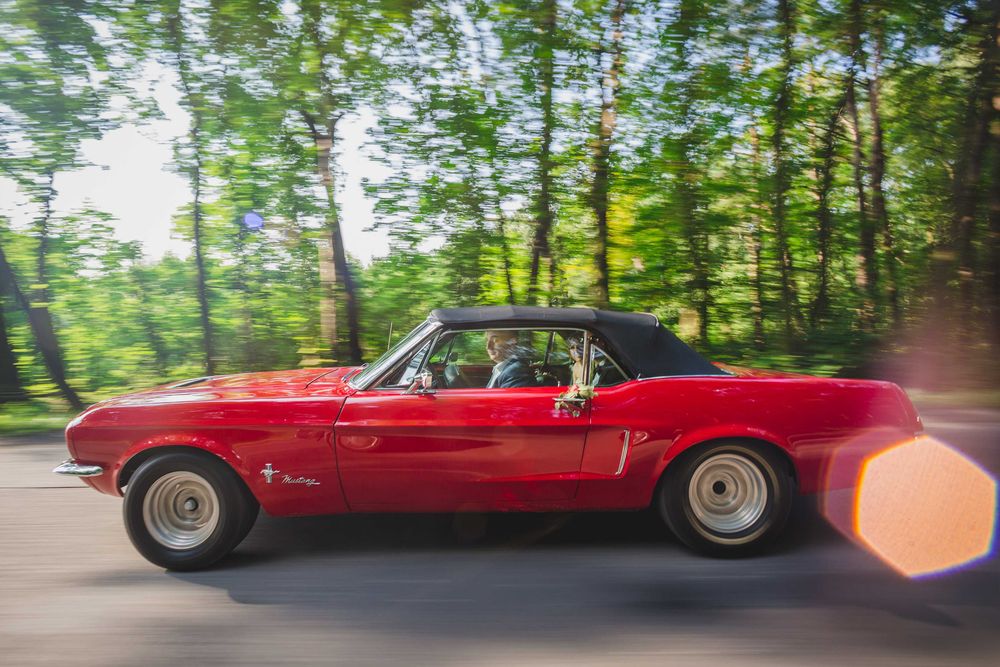 Ford Mustang do ślubu / samochód / kabriolet / klasyk / cabriolet
