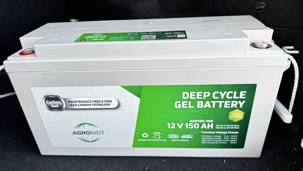 Акумулятор AGROMOT GEL 12V 150AH