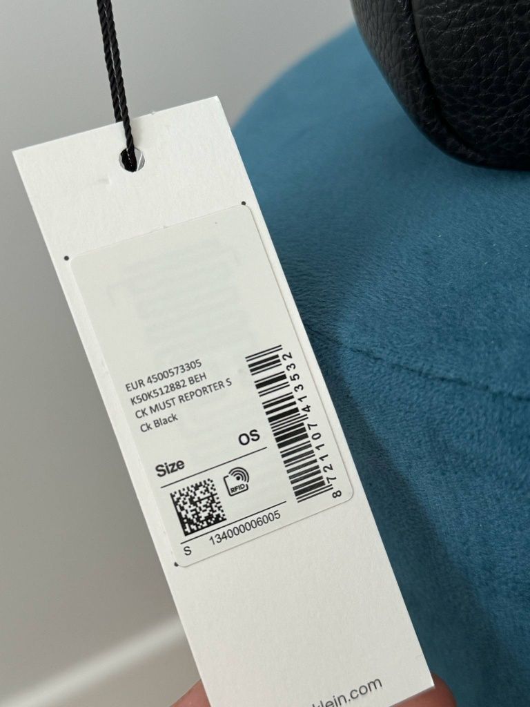 Saszetka męska Calvin Klein czarna oryginał
